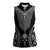 2025 Rugby Championship New Zealand Custom Women Sleeveless Polo Shirt Poutama Motifs - Polynesian Pride