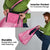 2025 Rugby Championship New Zealand Custom Grocery Bag Poutama Motifs - Pink Out - Polynesian Pride