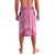 2025 Rugby Championship New Zealand Custom Lavalava Poutama Motifs - Pink Out - Polynesian Pride