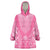 2025 Rugby Championship New Zealand Custom Wearable Blanket Hoodie Poutama Motifs - Pink Out - Polynesian Pride