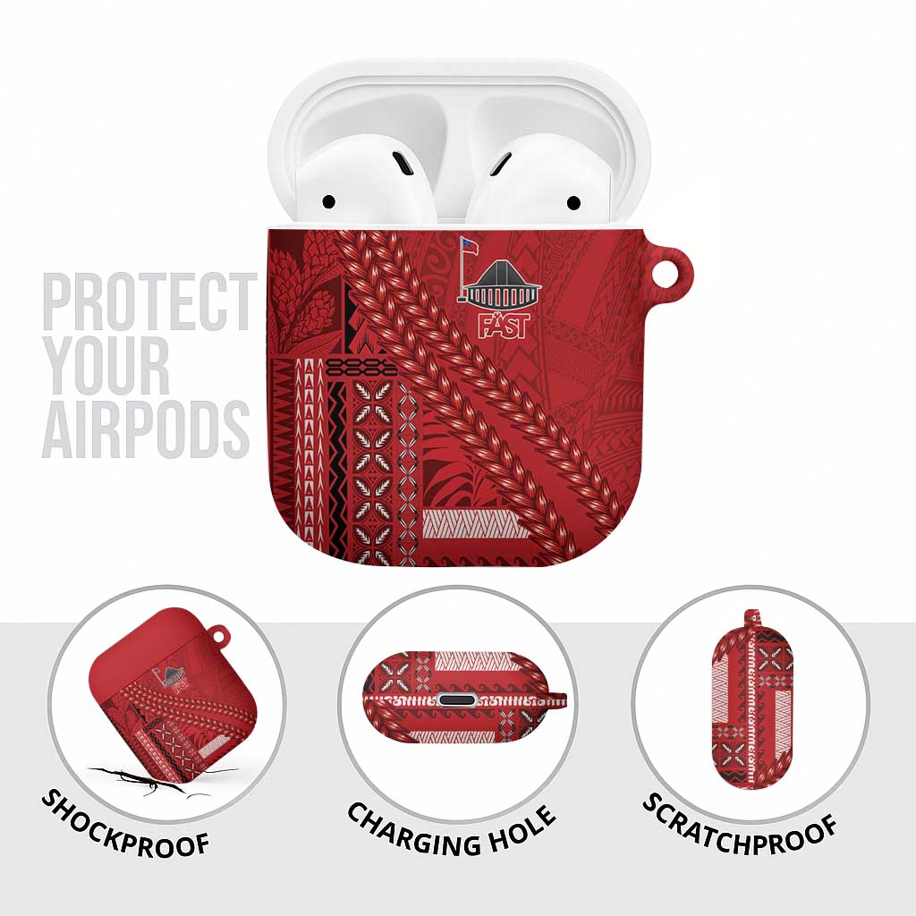 Samoa FAST Siapo AirPods Case Tatau-Ulafala Vines - Polynesian Pride