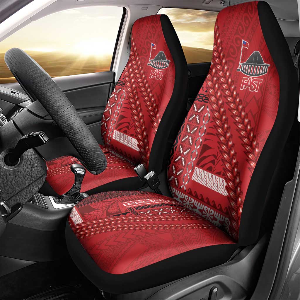 Samoa FAST Siapo Car Seat Cover Tatau-Ulafala Vines - Polynesian Pride