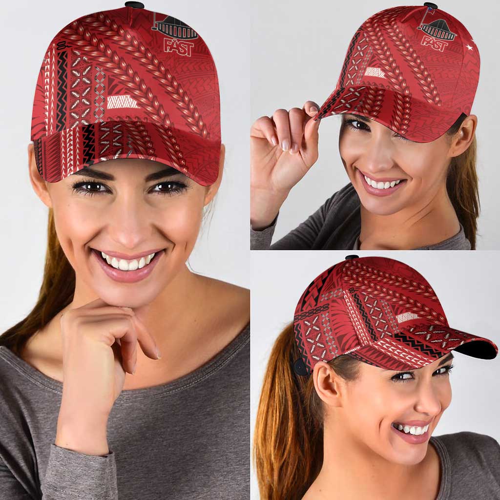 Samoa FAST Siapo Classic Cap Tatau-Ulafala Vines - Polynesian Pride