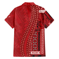 Samoa FAST Siapo Family Matching Short Sleeve Bodycon Dress and Hawaiian Shirt Tatau-Ulafala Vines - Polynesian Pride