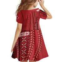 Samoa FAST Siapo Family Matching Summer Maxi Dress and Hawaiian Shirt Tatau-Ulafala Vines - Polynesian Pride