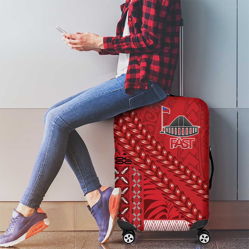 Samoa FAST Siapo Luggage Cover Tatau-Ulafala Vines - Polynesian Pride