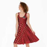 Samoa FAST Siapo Midi Dress Tatau-Ulafala Vines - Polynesian Pride