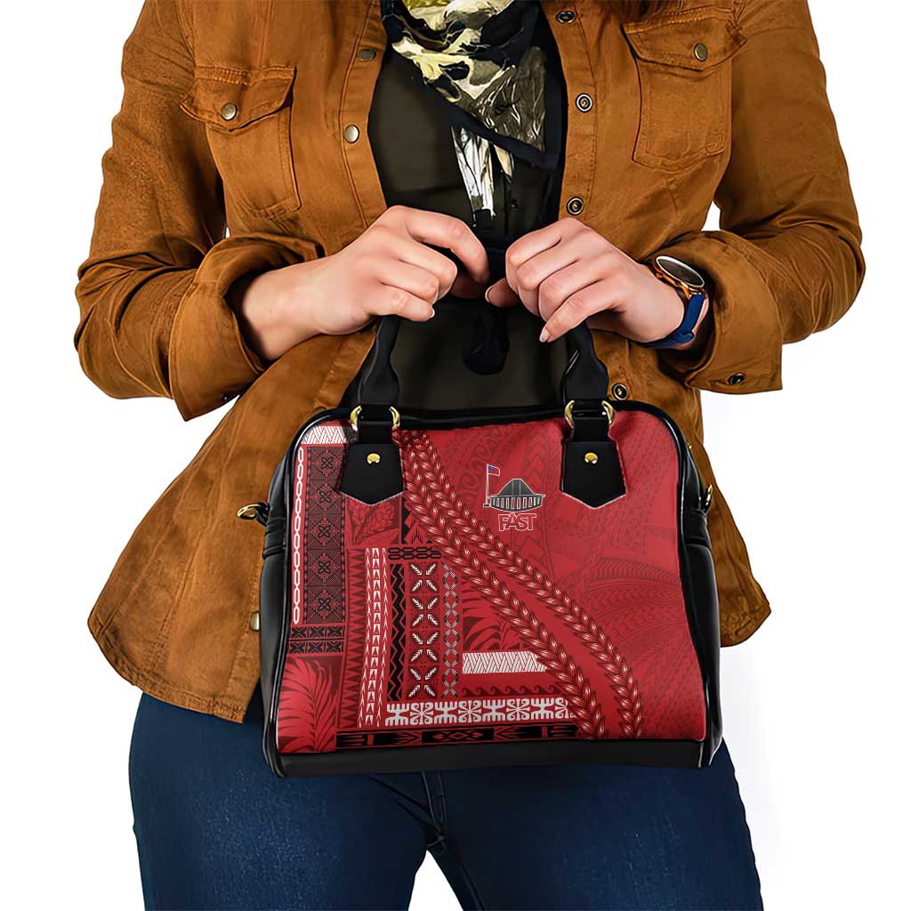 Samoa FAST Siapo Shoulder Handbag Tatau-Ulafala Vines - Polynesian Pride