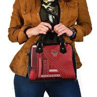 Samoa FAST Siapo Shoulder Handbag Tatau-Ulafala Vines - Polynesian Pride