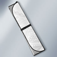 Tonga White Sunday Fakame Auto Sun Shade Tokelaufeletoa Kupesi LT7 - Polynesian Pride