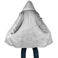 Tonga White Sunday Fakame Cloak Tokelaufeletoa Kupesi LT7 Unisex White - Polynesian Pride