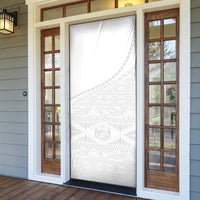 Tonga White Sunday Fakame Door Cover Tokelaufeletoa Kupesi LT7 - Polynesian Pride