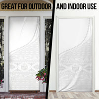 Tonga White Sunday Fakame Door Cover Tokelaufeletoa Kupesi LT7 - Polynesian Pride