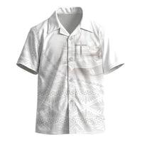 Tonga White Sunday Fakame Kid Hawaiian Shirt Tokelaufeletoa Kupesi LT7 - Polynesian Pride
