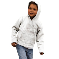 Tonga White Sunday Fakame Kid Hoodie Tokelaufeletoa Kupesi LT7 - Polynesian Pride