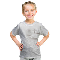 Tonga White Sunday Fakame Kid T Shirt Tokelaufeletoa Kupesi LT7 White - Polynesian Pride