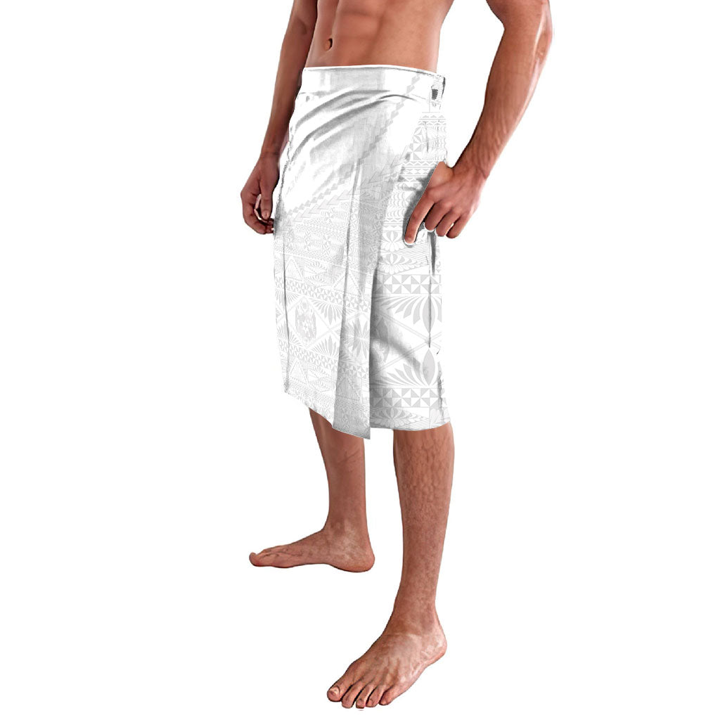 Tonga White Sunday Fakame Lavalava Tokelaufeletoa Kupesi LT7 - Polynesian Pride