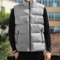 Tonga White Sunday Fakame Sleeveless Puffer Jacket Tokelaufeletoa Kupesi LT7 - Polynesian Pride