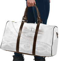Tonga White Sunday Fakame Travel Bag Tokelaufeletoa Kupesi LT7 - Polynesian Pride
