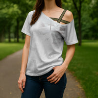 Niue White Sunday Tapu Fanau Cross Shoulder Shirt Fiti Pua Mix Hiapo Tapa LT7 - Polynesian Pride
