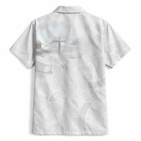 Niue White Sunday Tapu Fanau Hawaiian Shirt Fiti Pua Mix Hiapo Tapa LT7 - Polynesian Pride