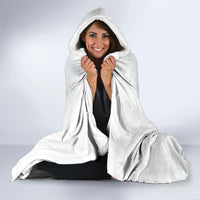 Niue White Sunday Tapu Fanau Hooded Blanket Fiti Pua Mix Hiapo Tapa LT7 - Polynesian Pride