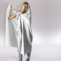 Niue White Sunday Tapu Fanau Hooded Blanket Fiti Pua Mix Hiapo Tapa LT7 - Polynesian Pride