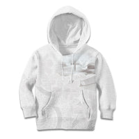 Niue White Sunday Tapu Fanau Kid Hoodie Fiti Pua Mix Hiapo Tapa