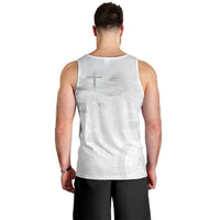Niue White Sunday Tapu Fanau Men Tank Top Fiti Pua Mix Hiapo Tapa LT7 - Polynesian Pride
