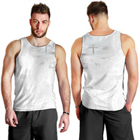 Niue White Sunday Tapu Fanau Men Tank Top Fiti Pua Mix Hiapo Tapa LT7 - Polynesian Pride