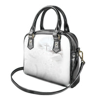 Niue White Sunday Tapu Fanau Shoulder Handbag Fiti Pua Mix Hiapo Tapa LT7 - Polynesian Pride