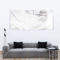 Niue White Sunday Tapu Fanau Tapestry Fiti Pua Mix Hiapo Tapa LT7 - Polynesian Pride
