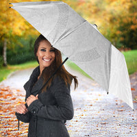 Niue White Sunday Tapu Fanau Umbrella Fiti Pua Mix Hiapo Tapa LT7 - Polynesian Pride