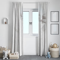 Niue White Sunday Tapu Fanau Window Curtain Fiti Pua Mix Hiapo Tapa LT7 - Polynesian Pride