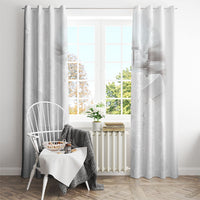 Niue White Sunday Tapu Fanau Window Curtain Fiti Pua Mix Hiapo Tapa LT7 - Polynesian Pride