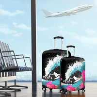 Hawaii Surfing Luggage Cover Triple Crown Rides The Waves LT7 - Polynesian Pride