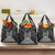 Aotearoa Taniko Pattern Grocery Bag Poutama Mix Kowhai Flowers