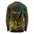 Vanuatu Personalized Aboriginal Arts Long Sleeve Shirt Turtle and Iguana Special - Polynesian Pride