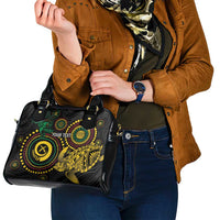 Vanuatu Personalized Aboriginal Arts Shoulder Handbag Turtle and Iguana Special - Polynesian Pride