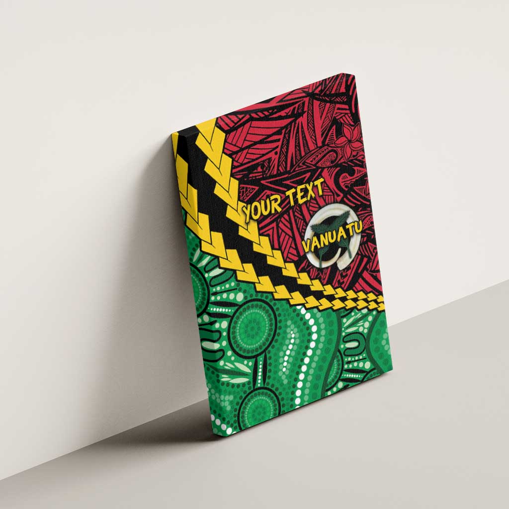 Vanuatu Personalized Tribal Canvas Wall Art Aboriginal Inspired Mix Style - Polynesian Pride
