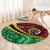 Vanuatu Personalized Tribal Round Carpet Aboriginal Inspired Mix Style - Polynesian Pride