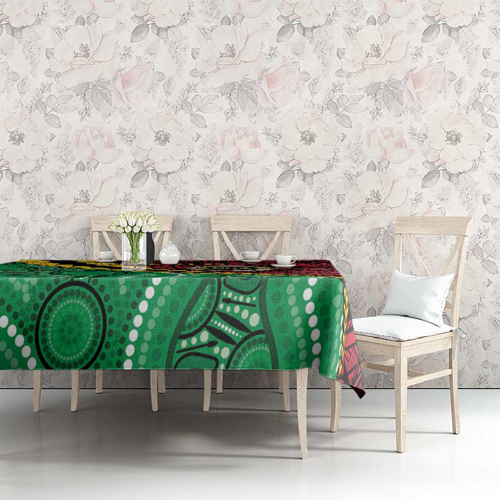 Vanuatu Personalized Tribal Tablecloth Aboriginal Inspired Mix Style - Polynesian Pride