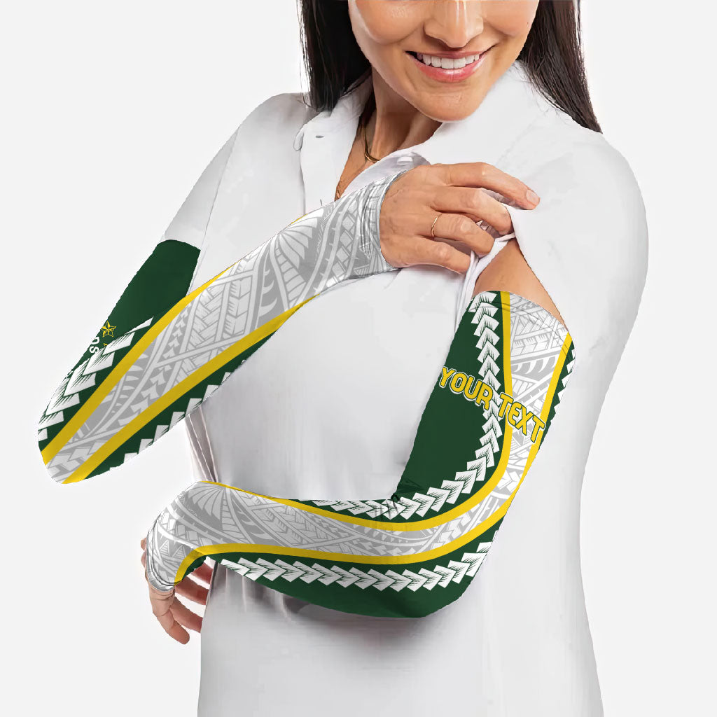 Cook Islands Rugby Personalized Avaiki Arm Sleeves GO Kuki