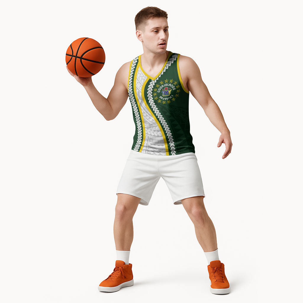 Cook Islands Rugby Personalized Avaiki Basketball Jersey GO Kuki