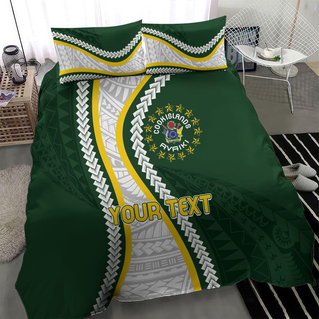 Cook Islands Rugby Personalized Avaiki Bedding Set GO Kuki