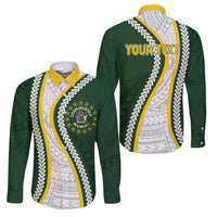 Cook Islands Rugby Personalized Avaiki Family Matching Mermaid Dress and Hawaiian Shirt GO Kuki