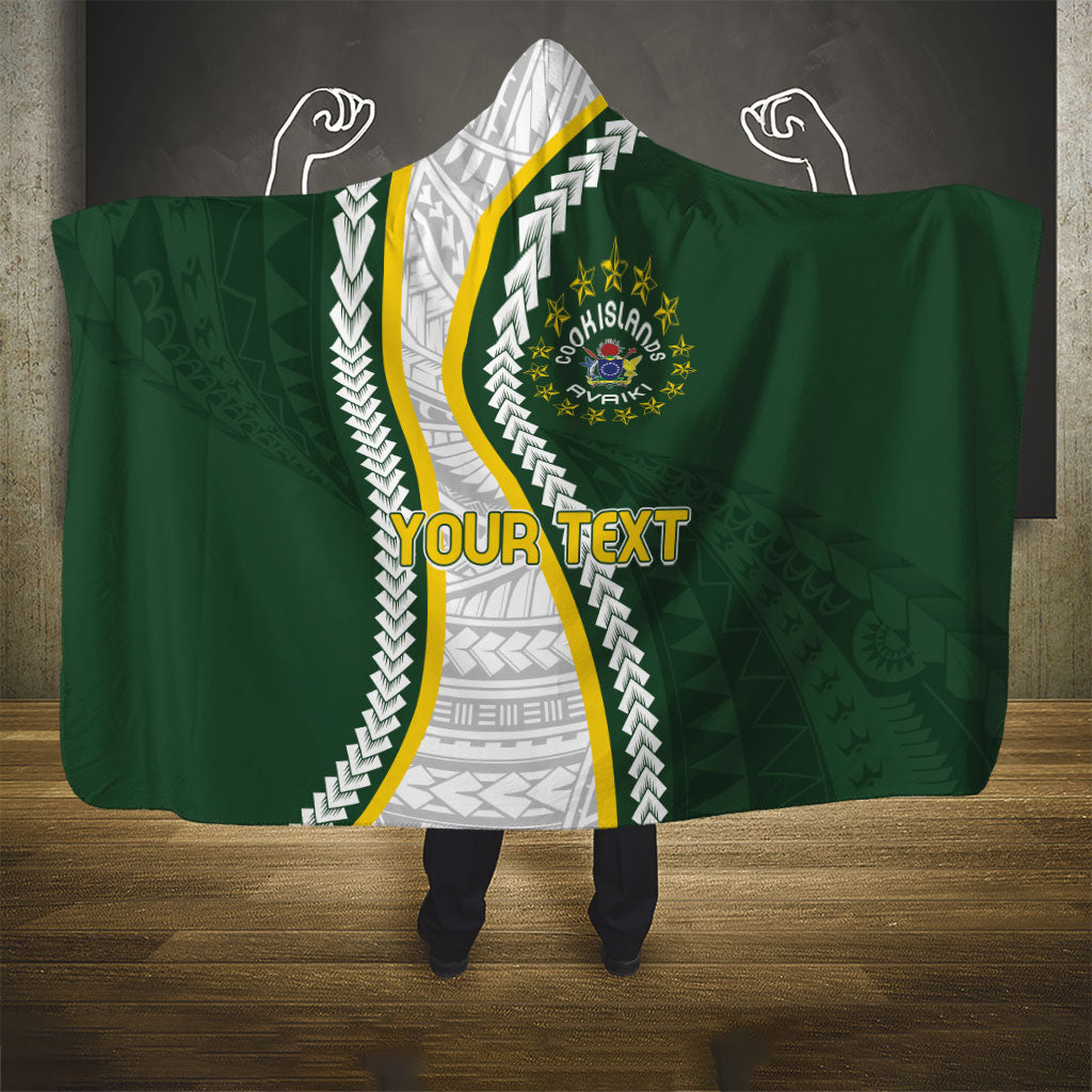 Cook Islands Rugby Personalized Avaiki Hooded Blanket GO Kuki