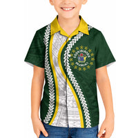 Cook Islands Rugby Personalized Avaiki Kid Hawaiian Shirt GO Kuki