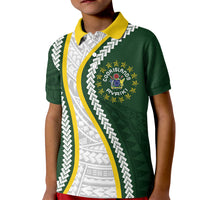 Cook Islands Rugby Personalized Avaiki Kid Polo Shirt GO Kuki