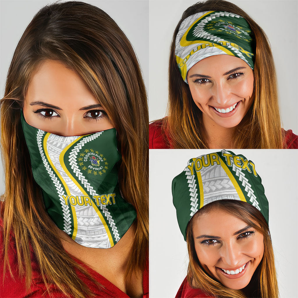 Cook Islands Rugby Personalized Avaiki Neck Gaiter GO Kuki